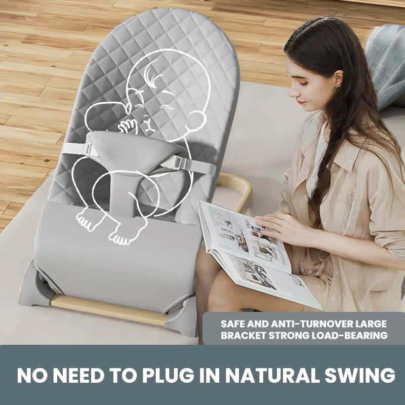 Baby Bouncer, Portable Bouncer Seat for Babies,Adjustable Multi Position Baby Bouncer Seat, Fits Newborn to Toddler