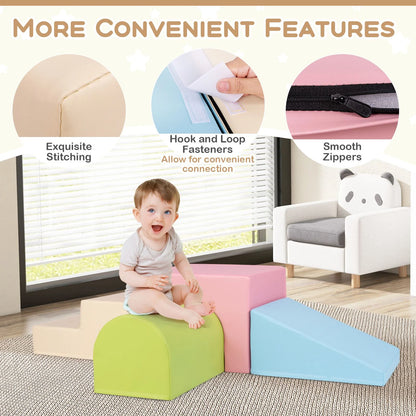 Climb and Crawl Foam Block Play Set for Infant Baby and Toddlers