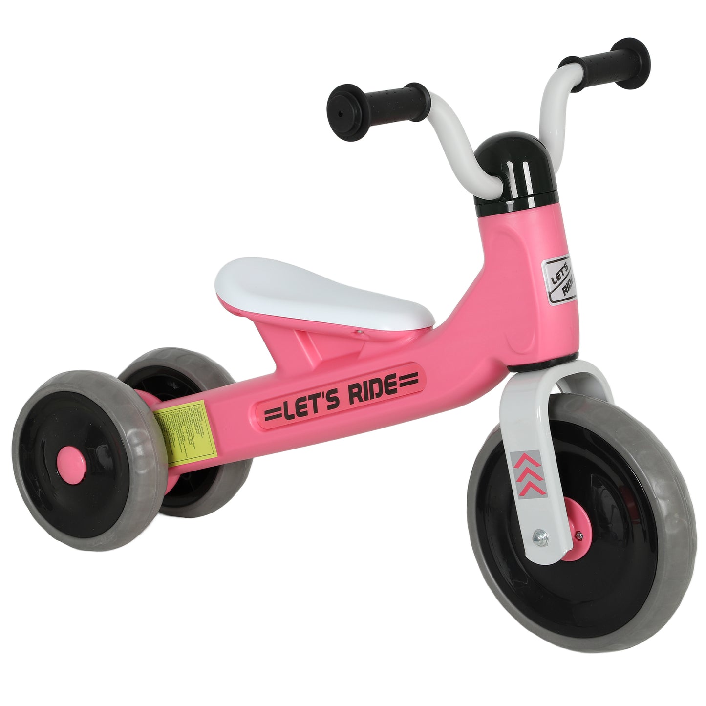 Toddler Balance Bike with No Pedal, 3 Silence Wheels for Indoor Outdoor