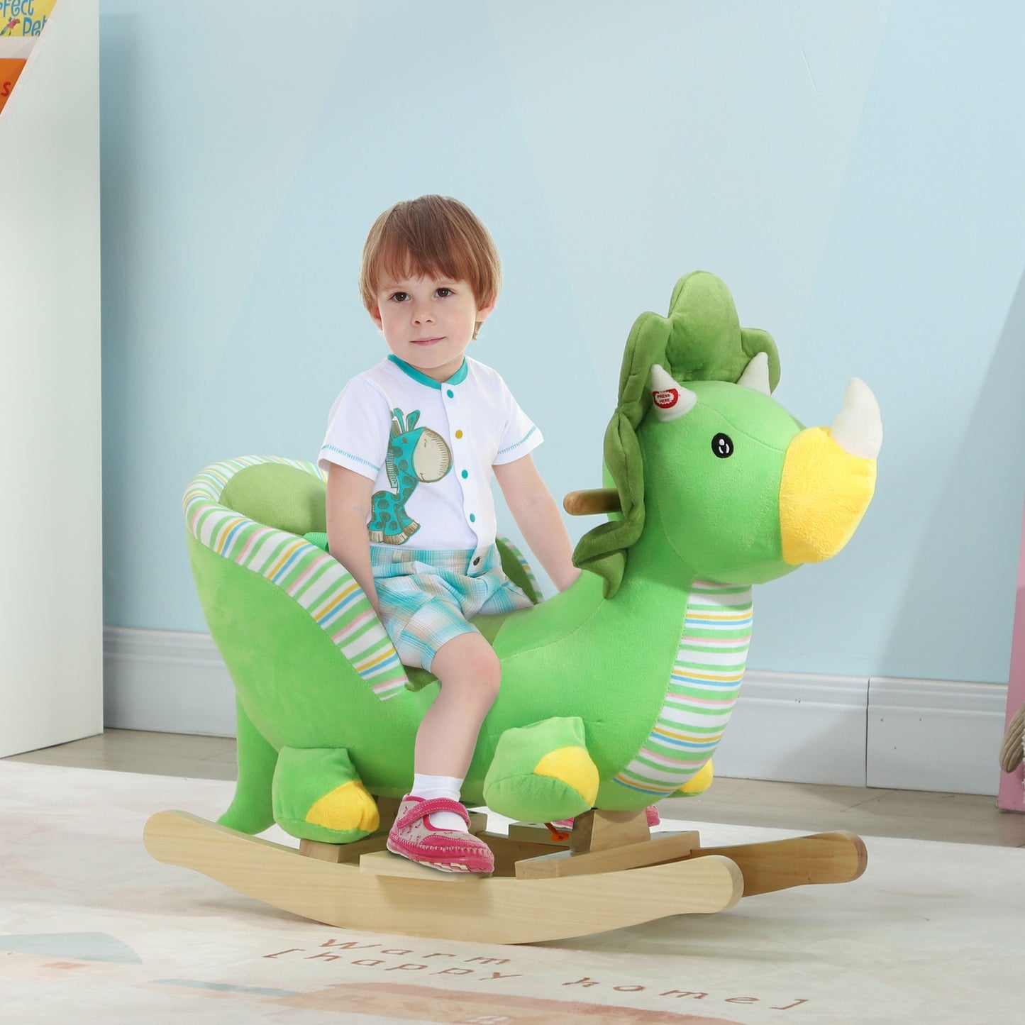 Rocking Dinosaur with Animal Sounds, for Toddlers 18-36 Months