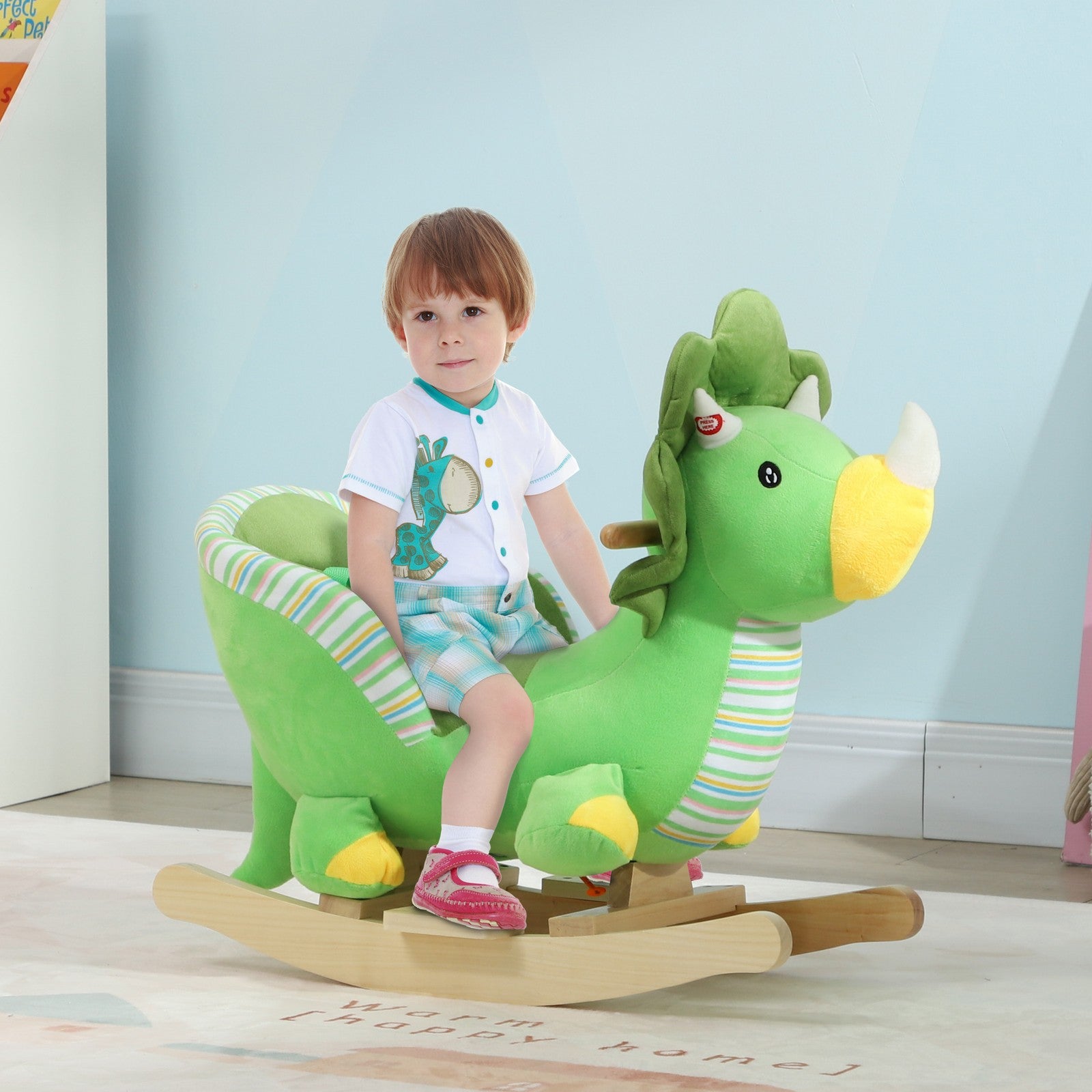 Rocking Dinosaur with Animal Sounds, for Toddlers 18-36 Months
