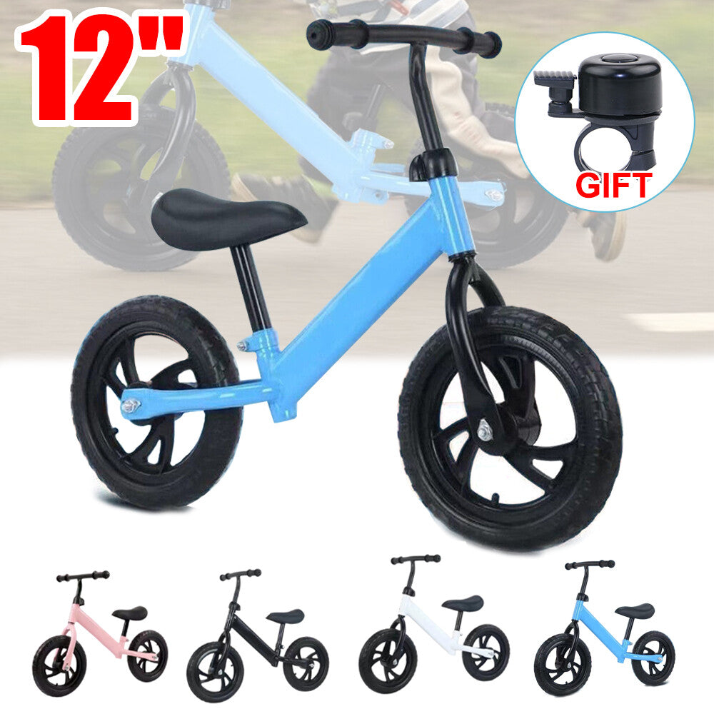12" Kids Balance Bike Walking Running Training Bicycle for 2-6 Years Children