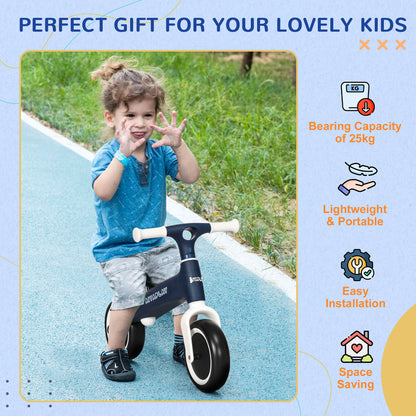 Baby Balance Bike for Toddlers 1.5 - 3 Years Old W/ Adjustable Seat