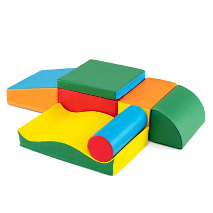 7-Piece Toddlers Colorful Climbing Toys with EPE Foam