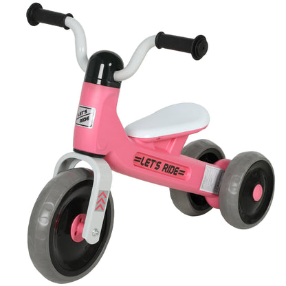 Toddler Balance Bike with No Pedal, 3 Silence Wheels for Indoor Outdoor