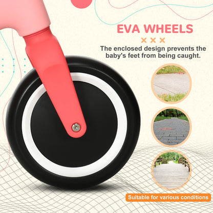 Baby Balance Bike for Toddlers 1.5 - 3 Years Old W/ Adjustable Seat