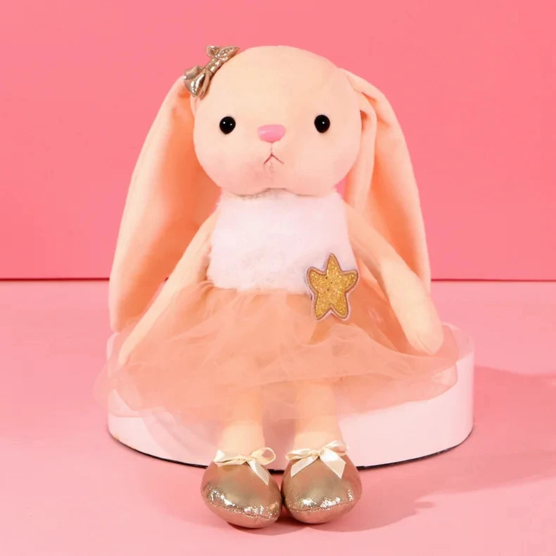 Bunny Plush Toys Stuffed Animals Rabbit Kawaii Soft Long Legs Plush Toy Dolls Children Appease Towel Girls Easter Birthday Gift