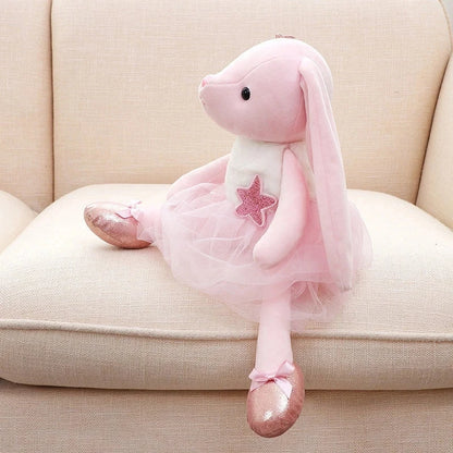 Bunny Plush Toys Stuffed Animals Rabbit Kawaii Soft Long Legs Plush Toy Dolls Children Appease Towel Girls Easter Birthday Gift