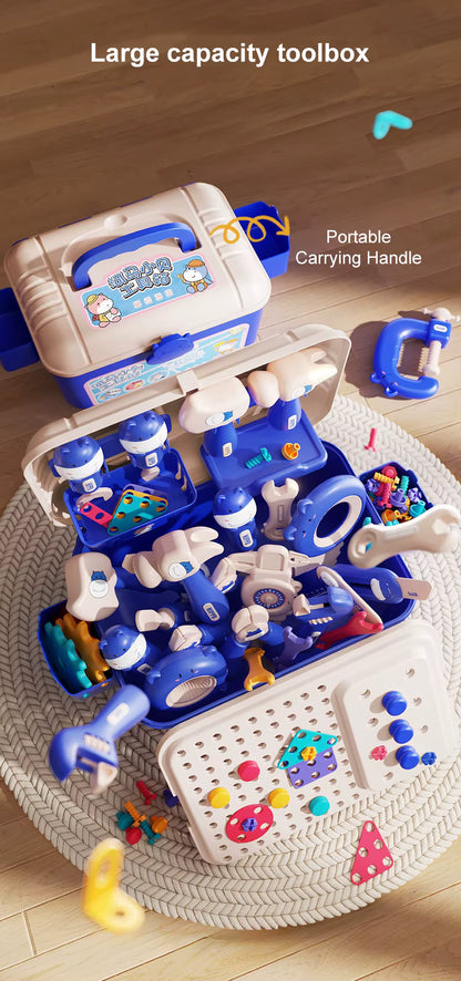 Children's Toolbox with Drill & Accessories