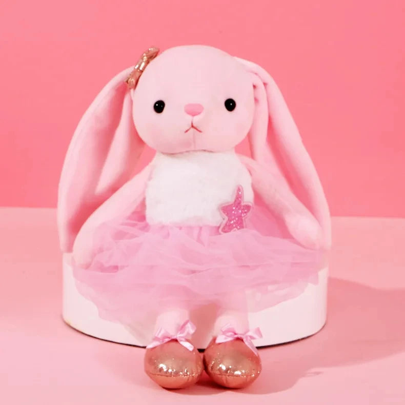 Bunny Plush Toys Stuffed Animals Rabbit Kawaii Soft Long Legs Plush Toy Dolls Children Appease Towel Girls Easter Birthday Gift