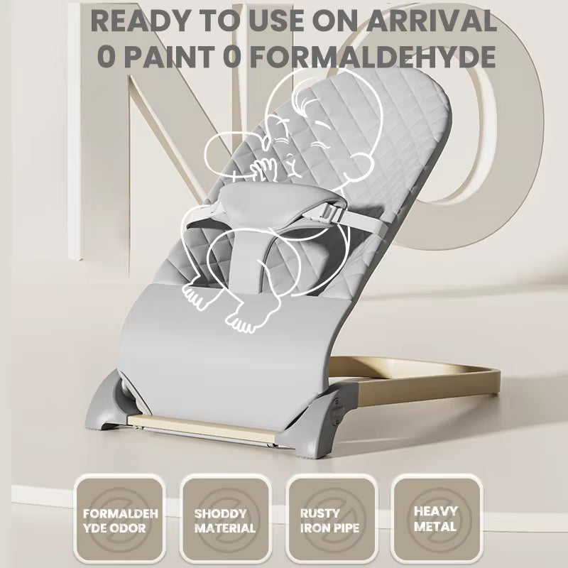 Baby Bouncer, Portable Bouncer Seat for Babies,Adjustable Multi Position Baby Bouncer Seat, Fits Newborn to Toddler