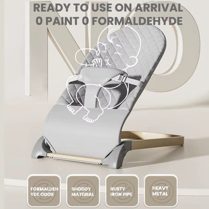 Baby Bouncer, Portable Bouncer Seat for Babies,Adjustable Multi Position Baby Bouncer Seat, Fits Newborn to Toddler