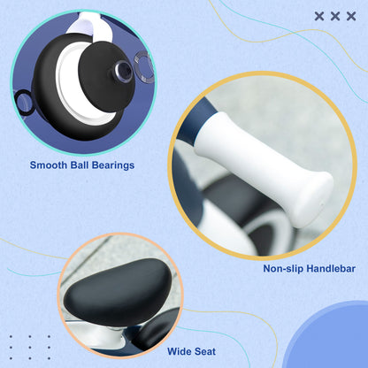 Baby Balance Bike for Toddlers 1.5 - 3 Years Old W/ Adjustable Seat