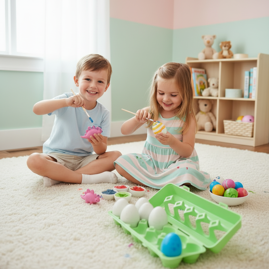 children-playing-with-dinosaur-egg-toys