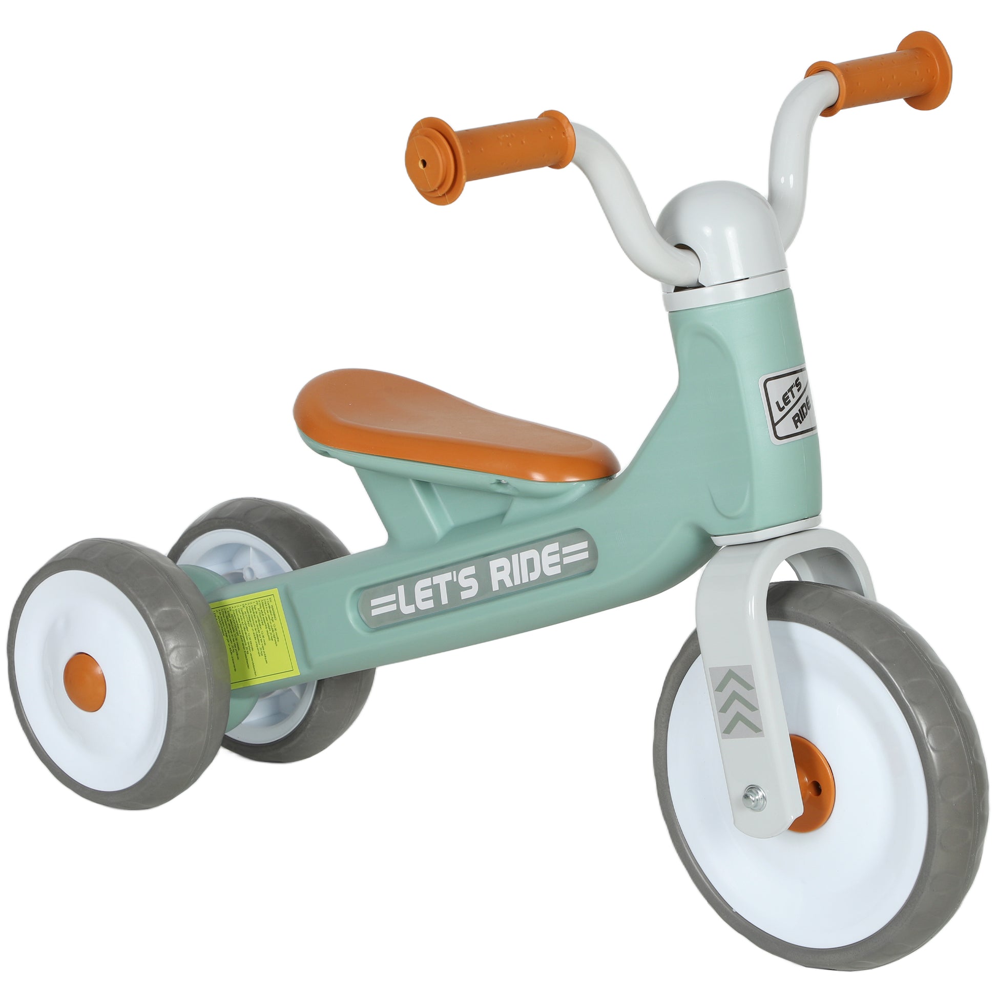 Toddler Balance Bike with No Pedal, 3 Silence Wheels for Indoor Outdoor