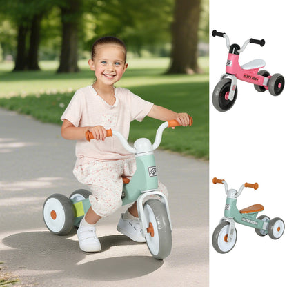 Toddler Balance Bike with No Pedal, 3 Silence Wheels for Indoor Outdoor