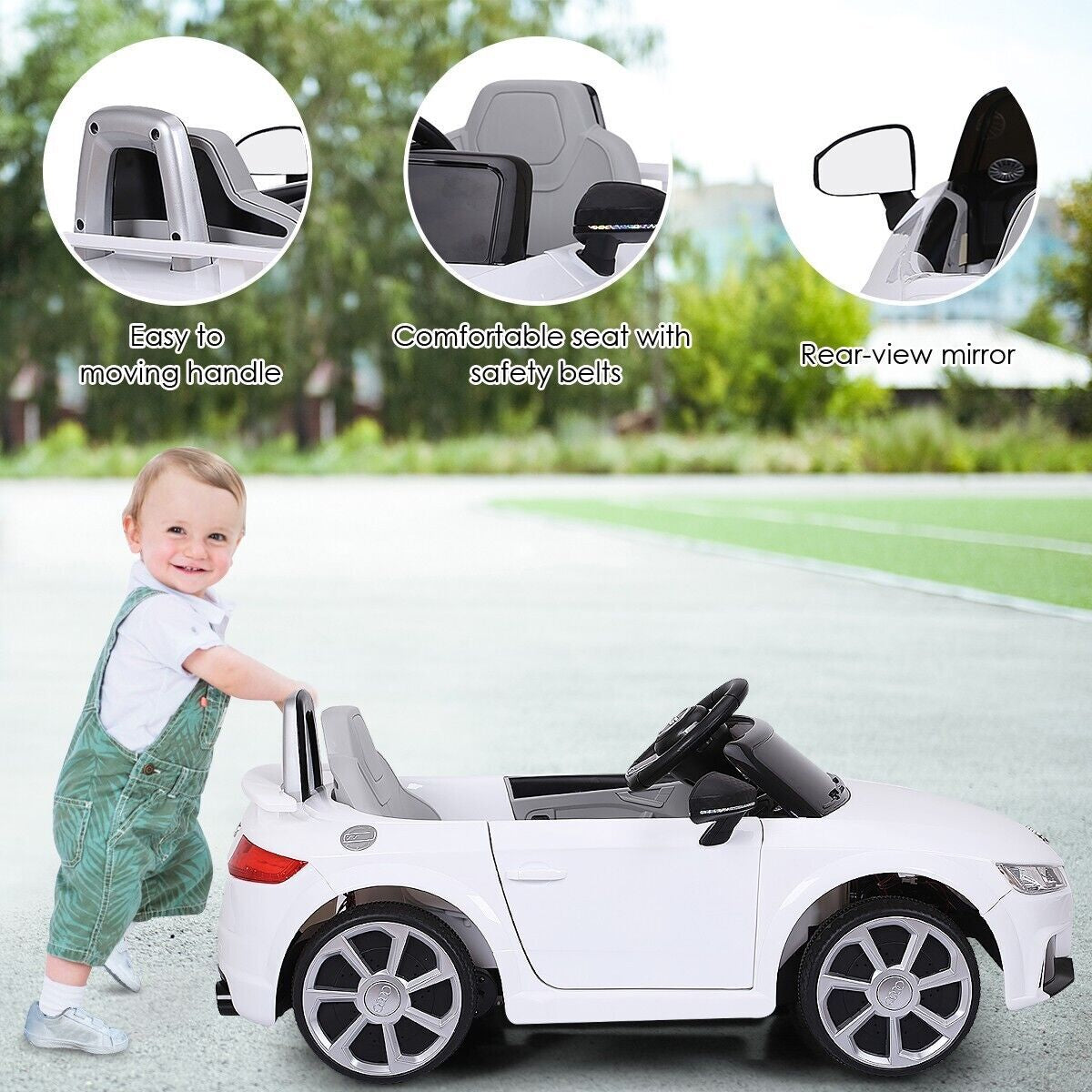 Kids Electric Ride on Car Toddlers 12V Battery-Powere